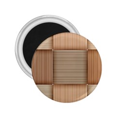 Wooden Wickerwork Textures, Square Patterns, Vector 2 25  Magnets by nateshop