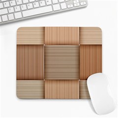 Wooden Wickerwork Textures, Square Patterns, Vector Large Mousepad by nateshop