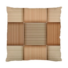 Wooden Wickerwork Textures, Square Patterns, Vector Standard Cushion Case (two Sides) by nateshop