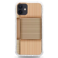 Wooden Wickerwork Textures, Square Patterns, Vector Iphone 12 Mini Tpu Uv Print Case	 by nateshop