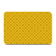 Yellow Floral Pattern Vintage Pattern, Yellow Background, Plate Mats by nateshop