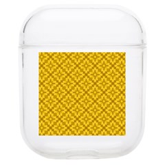 Yellow Floral Pattern Vintage Pattern, Yellow Background, Soft Tpu Airpods 1/2 Case by nateshop