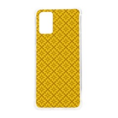 Yellow Floral Pattern Vintage Pattern, Yellow Background, Samsung Galaxy S20plus 6 7 Inch Tpu Uv Case by nateshop