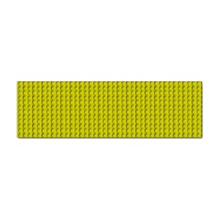 Yellow Lego Texture Macro, Yellow Dots Background Sticker Bumper (10 Pack) by nateshop