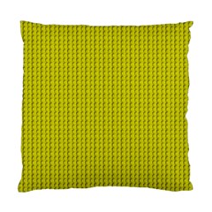 Yellow Lego Texture Macro, Yellow Dots Background Standard Cushion Case (one Side) by nateshop