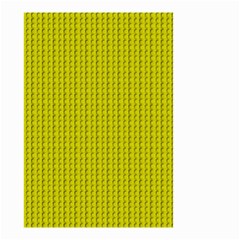 Yellow Lego Texture Macro, Yellow Dots Background Small Garden Flag (two Sides) by nateshop