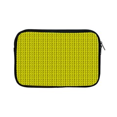 Yellow Lego Texture Macro, Yellow Dots Background Apple Ipad Mini Zipper Cases by nateshop