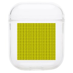 Yellow Lego Texture Macro, Yellow Dots Background Soft Tpu Airpods 1/2 Case by nateshop