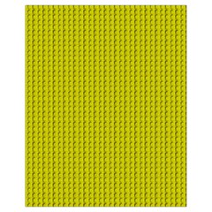 Yellow Lego Texture Macro, Yellow Dots Background Drawstring Bag (small) by nateshop