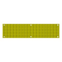 Yellow Lego Texture Macro, Yellow Dots Background Banner And Sign 4  X 1  by nateshop