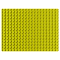 Yellow Lego Texture Macro, Yellow Dots Background Premium Plush Fleece Blanket (extra Small) by nateshop