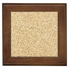 Yellow Sand Texture Framed Tile by nateshop