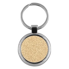 Yellow Sand Texture Key Chain (round) by nateshop