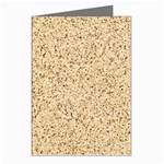 Yellow Sand Texture Greeting Cards (Pkg of 8) Left