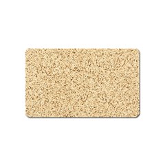 Yellow Sand Texture Magnet (name Card) by nateshop