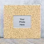 Yellow Sand Texture White Wall Photo Frame 5  x 7  Front