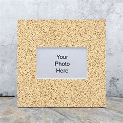 Yellow Sand Texture White Box Photo Frame 4  X 6  by nateshop