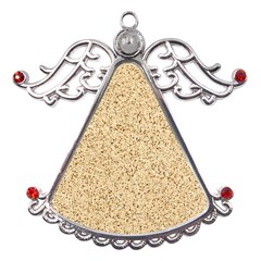 Yellow Sand Texture Metal Angel With Crystal Ornament by nateshop