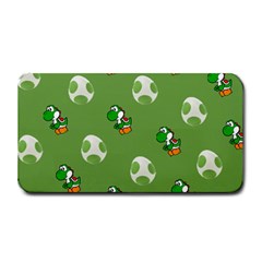 Yoshi Print, Super, Huevo, Game, Green, Egg, Mario Medium Bar Mat by nateshop