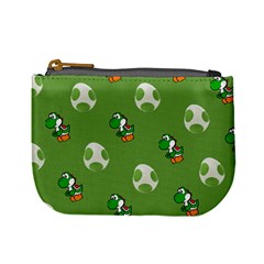 Yoshi Print, Super, Huevo, Game, Green, Egg, Mario Mini Coin Purse by nateshop