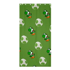 Yoshi Print, Super, Huevo, Game, Green, Egg, Mario Shower Curtain 36  X 72  (stall)  by nateshop