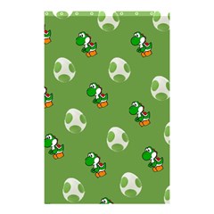 Yoshi Print, Super, Huevo, Game, Green, Egg, Mario Shower Curtain 48  X 72  (small)  by nateshop