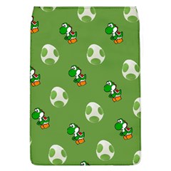 Yoshi Print, Super, Huevo, Game, Green, Egg, Mario Removable Flap Cover (l) by nateshop