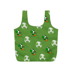 Yoshi Print, Super, Huevo, Game, Green, Egg, Mario Full Print Recycle Bag (s) by nateshop