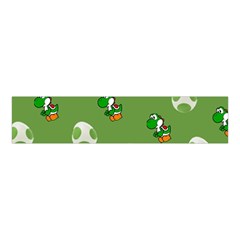 Yoshi Print, Super, Huevo, Game, Green, Egg, Mario Velvet Scrunchie by nateshop