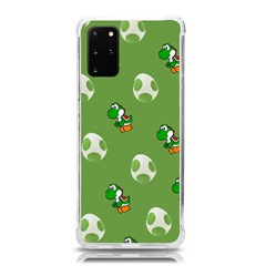 Yoshi Print, Super, Huevo, Game, Green, Egg, Mario Samsung Galaxy S20plus 6 7 Inch Tpu Uv Case by nateshop