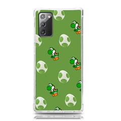 Yoshi Print, Super, Huevo, Game, Green, Egg, Mario Samsung Galaxy Note 20 Tpu Uv Case by nateshop