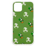 Yoshi Print, Super, Huevo, Game, Green, Egg, Mario iPhone 12/12 Pro TPU UV Print Case Front