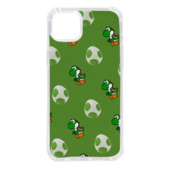 Yoshi Print, Super, Huevo, Game, Green, Egg, Mario Iphone 14 Plus Tpu Uv Print Case by nateshop