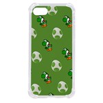 Yoshi Print, Super, Huevo, Game, Green, Egg, Mario iPhone SE Front