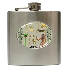 Egyptian Man Artifact Royal Hip Flask (6 Oz) by Proyonanggan