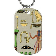 Egyptian Man Artifact Royal Dog Tag (two Sides) by Proyonanggan