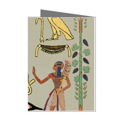 Egyptian Man Artifact Royal Mini Greeting Cards (pkg Of 8) by Proyonanggan