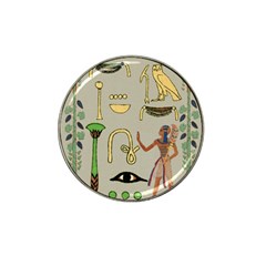 Egyptian Man Artifact Royal Hat Clip Ball Marker (4 Pack)