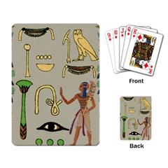 Egyptian Man Artifact Royal Playing Cards Single Design (rectangle) by Proyonanggan