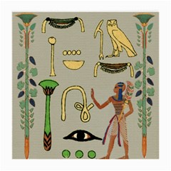 Egyptian Man Artifact Royal Medium Glasses Cloth (2 Sides) by Proyonanggan