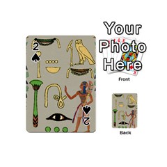 Egyptian Man Artifact Royal Playing Cards 54 Designs (mini) by Proyonanggan