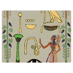 Egyptian Man Artifact Royal Premium Plush Fleece Blanket (extra Small) by Proyonanggan