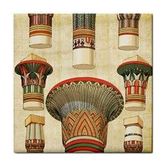 Egyptian Architecture Column Tile Coaster by Proyonanggan