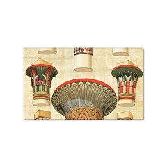 Egyptian Architecture Column Sticker Rectangular (100 Pack) by Proyonanggan