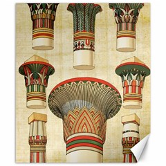 Egyptian Architecture Column Canvas 8  X 10  by Proyonanggan