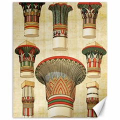 Egyptian Architecture Column Canvas 11  X 14  by Proyonanggan