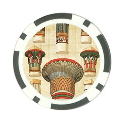 Egyptian Architecture Column Poker Chip Card Guard by Proyonanggan