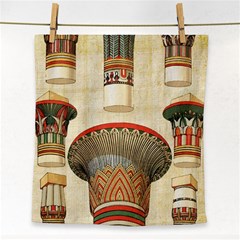 Egyptian Architecture Column Face Towel by Proyonanggan