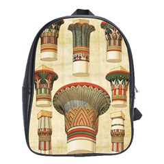 Egyptian Architecture Column School Bag (large) by Proyonanggan