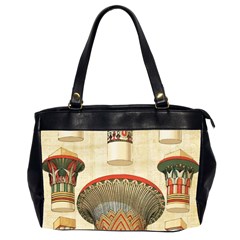 Egyptian Architecture Column Oversize Office Handbag (2 Sides) by Proyonanggan